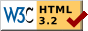 W3C valid HTML 3.2